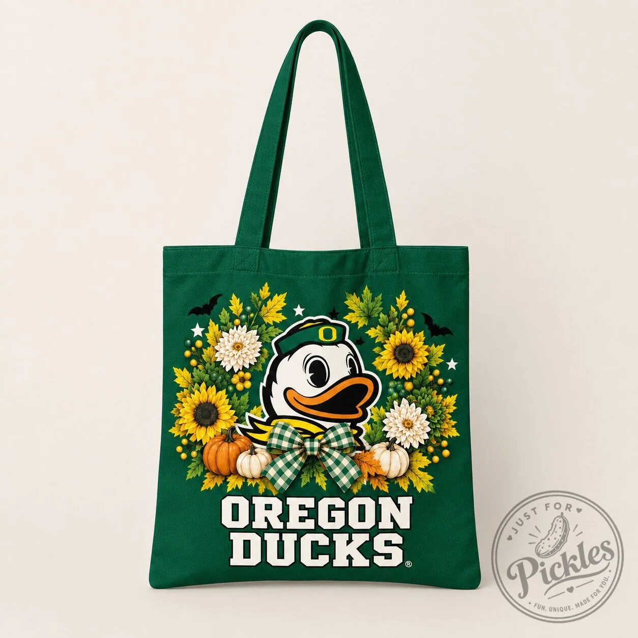 Oregon Ducks Halloween Tote Bag