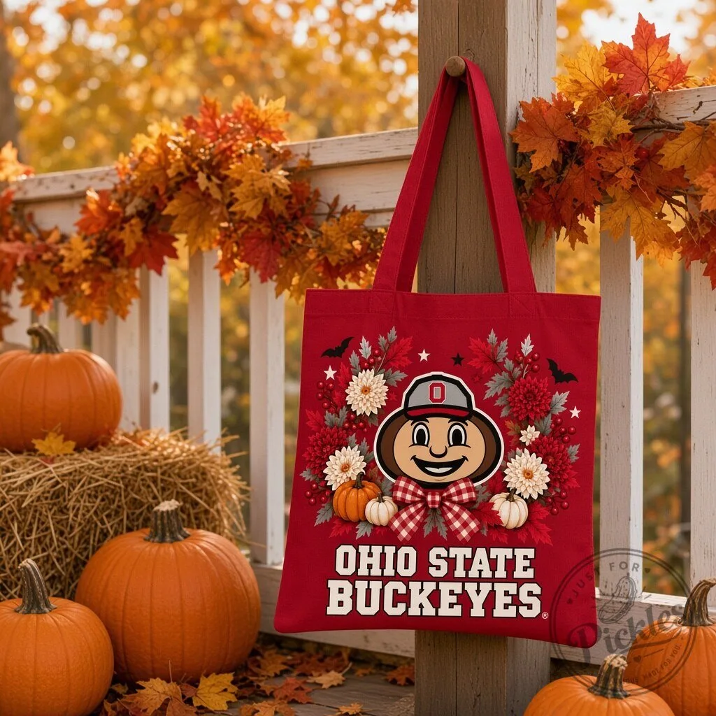 Ohio State Buckeyes Halloween Tote Bag