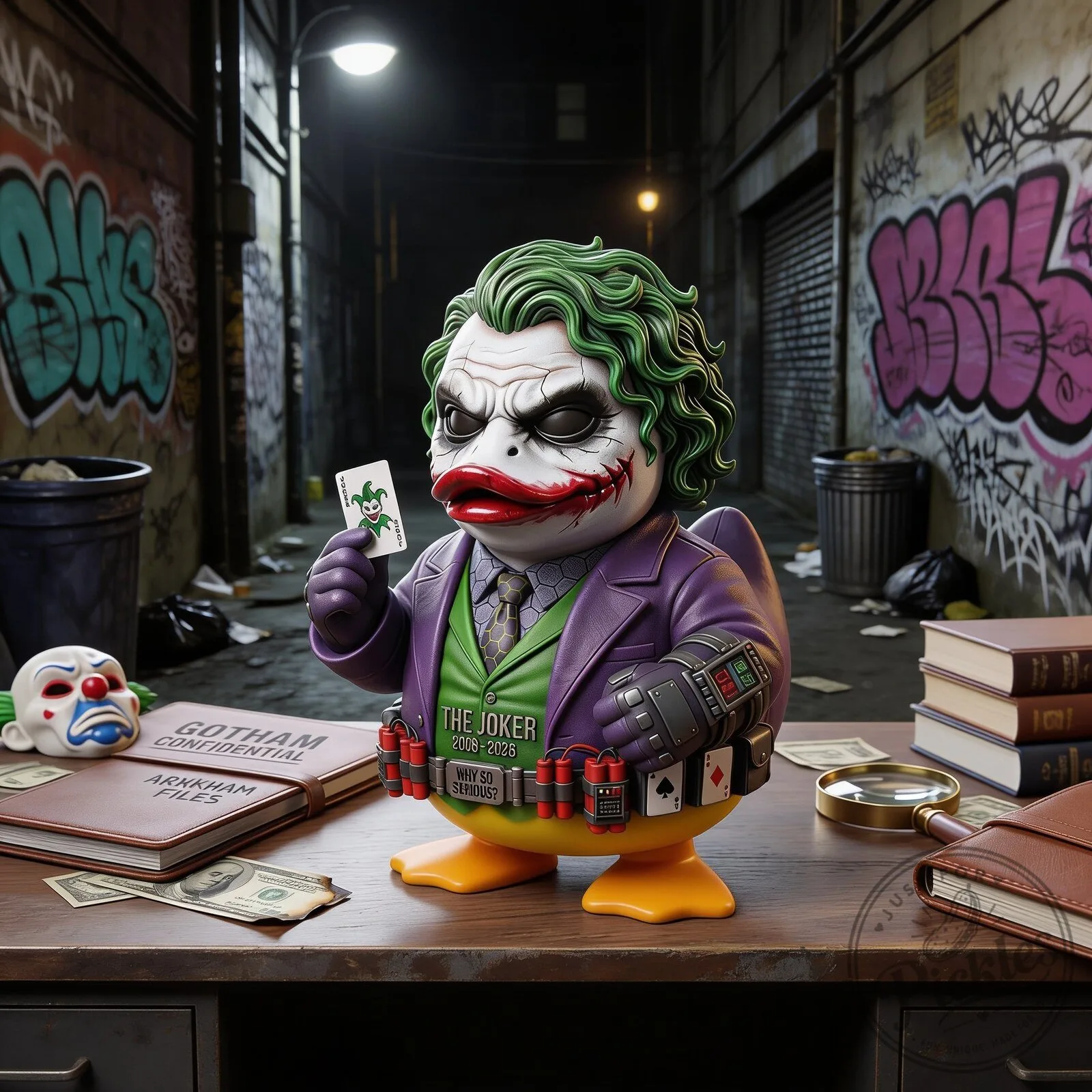 Joker Anarchy Edition Tactical Duck Figurine (2008–2026)