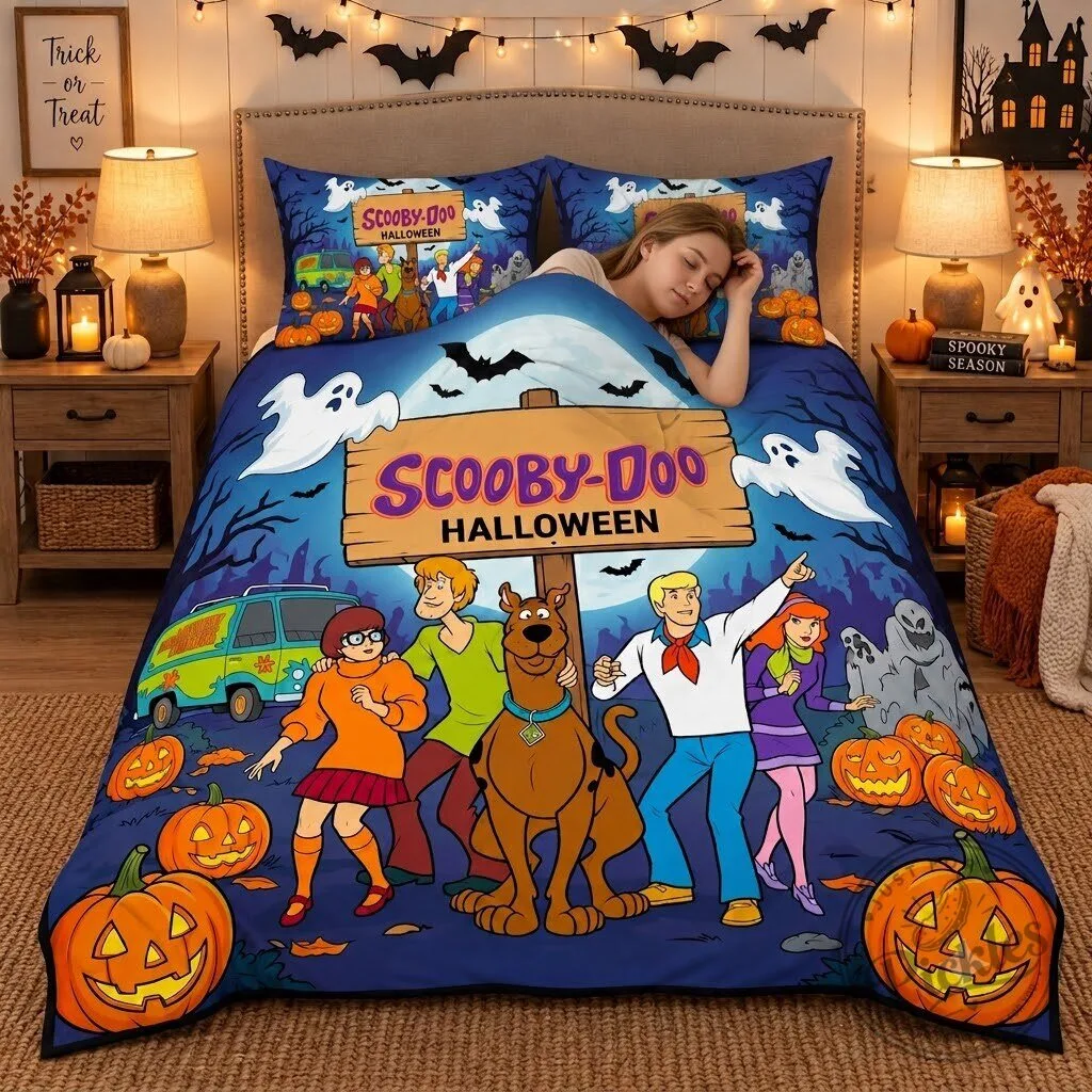 Scooby-Doo Halloween Bedding Set
