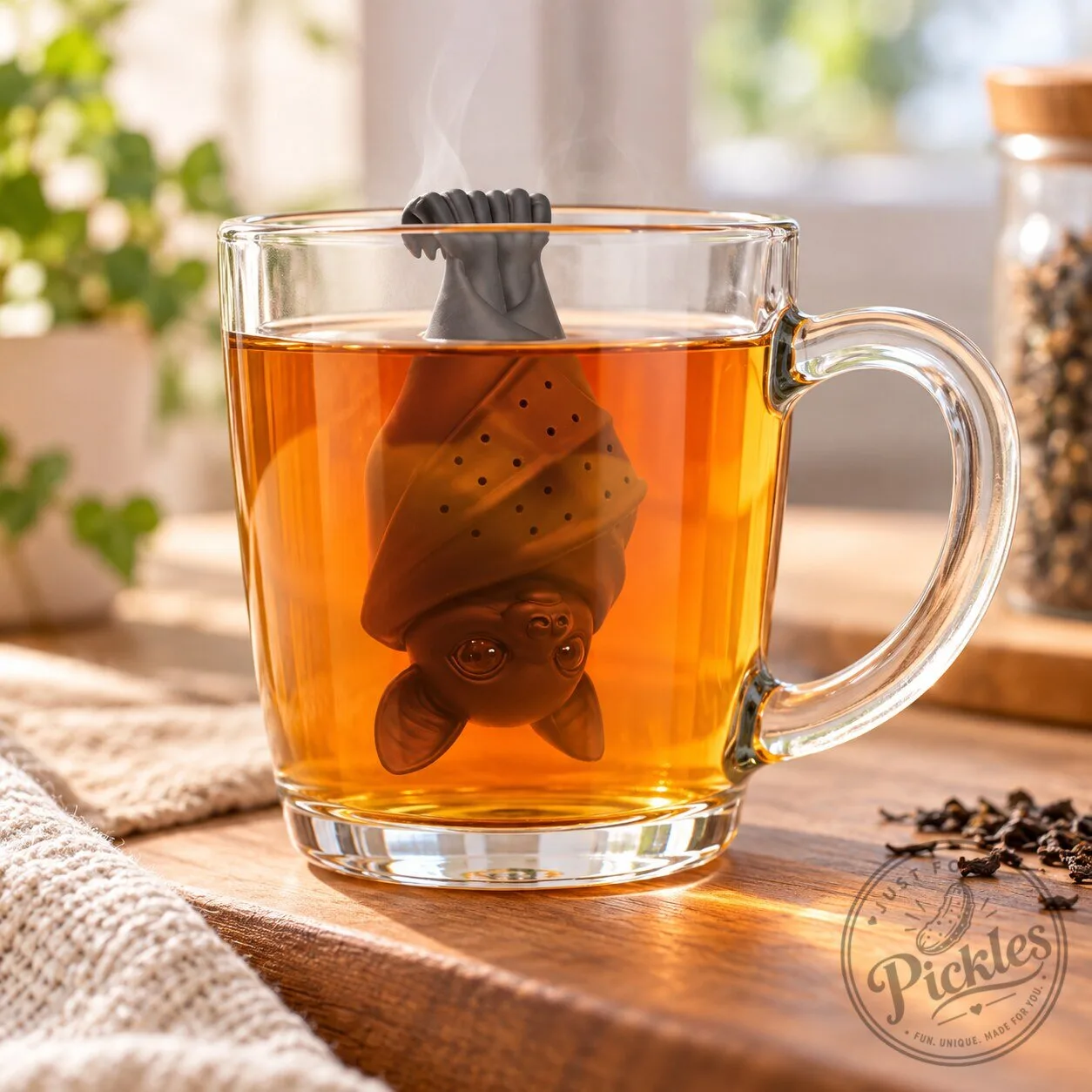 Night Steeper Bat - Tea Night Infuser 11 Night Steeper Bat - Tea Night Infuser product design shown in a detailed view