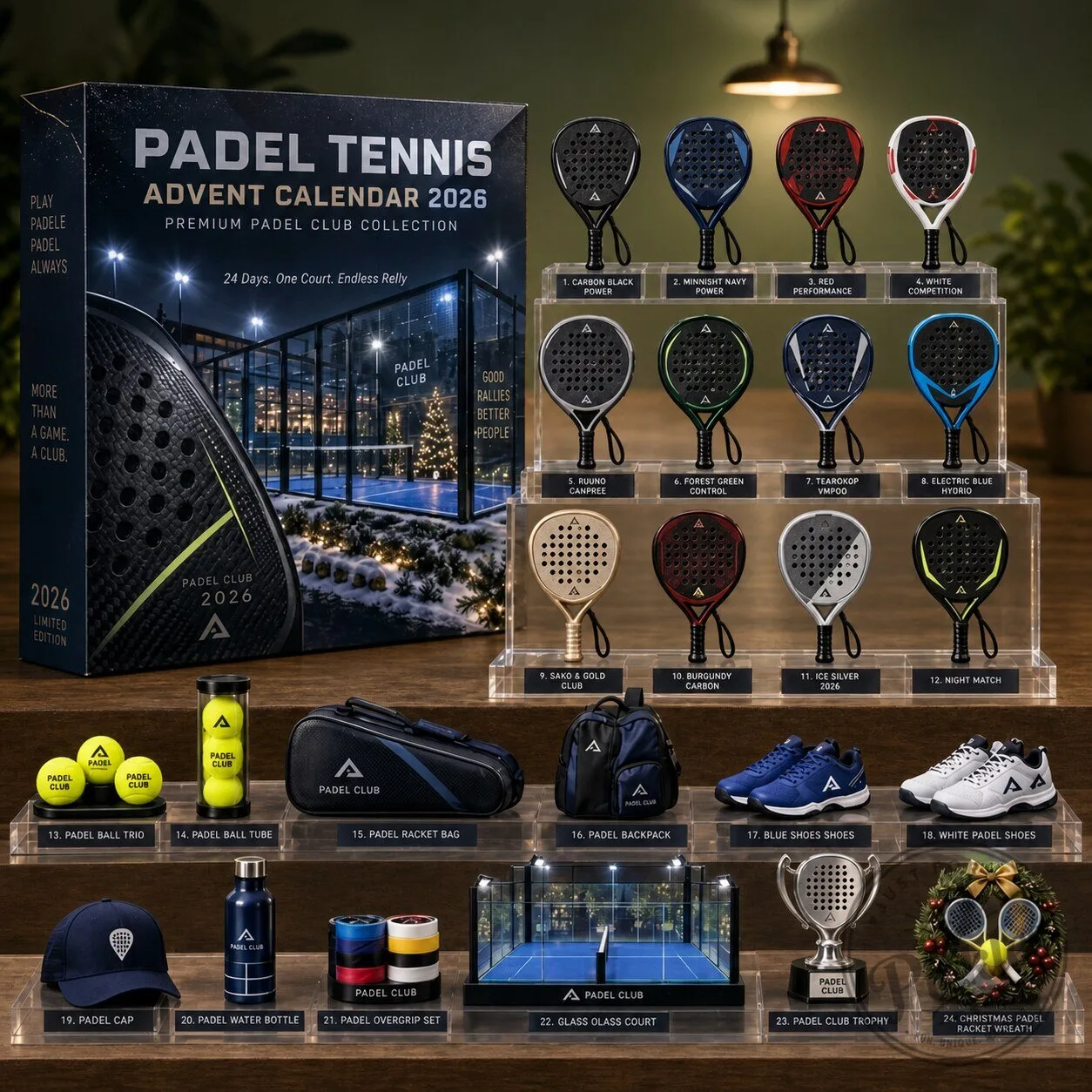Padel Tennis 2026 Advent Calendar