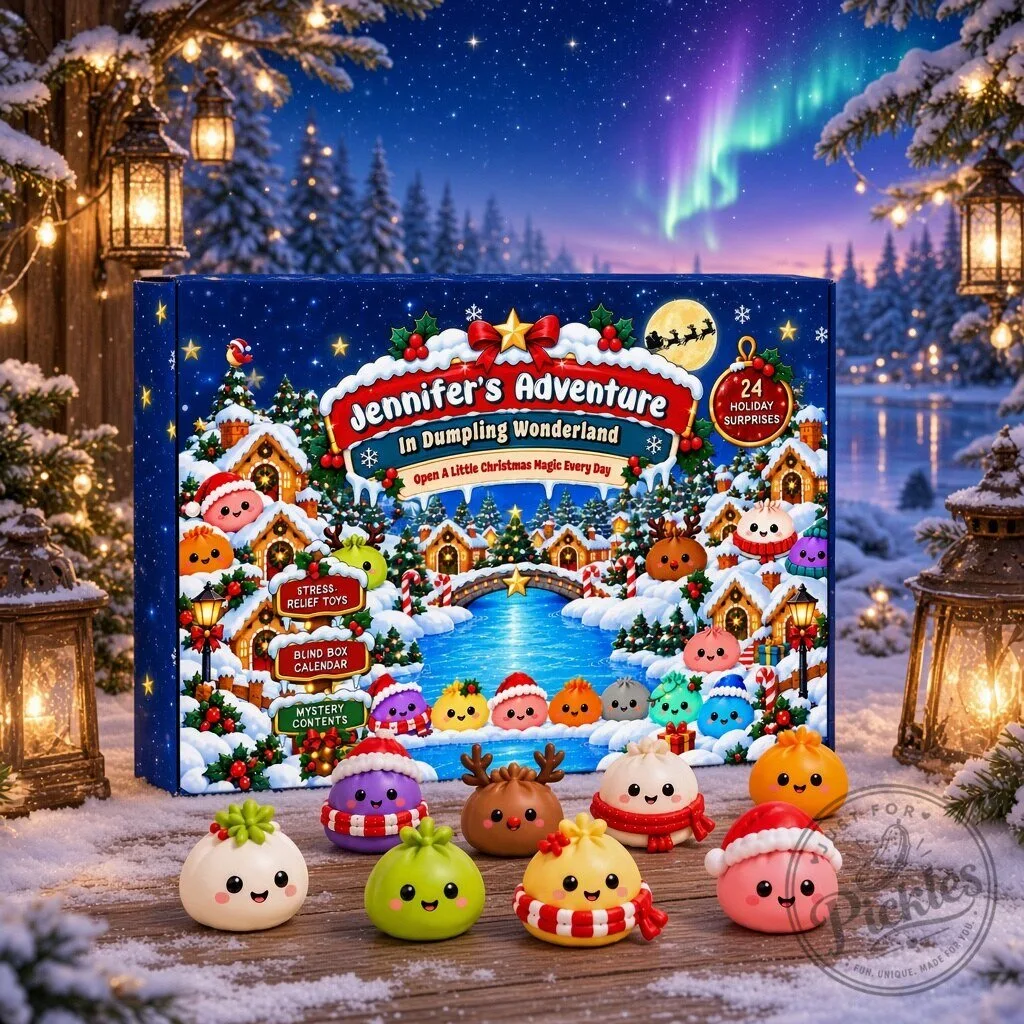 Adventure In Dumpling Wonderland Advent Calendar - Personalized Mystery Squishy Gifts