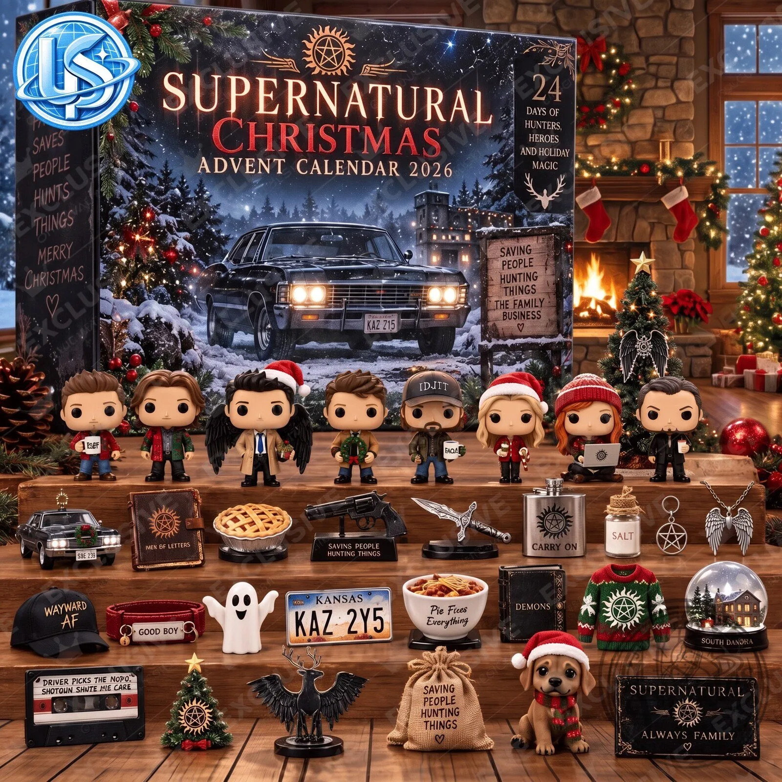 Supernatural Advent Calendar 2026 – TV Show Collectible Christmas Gift Set