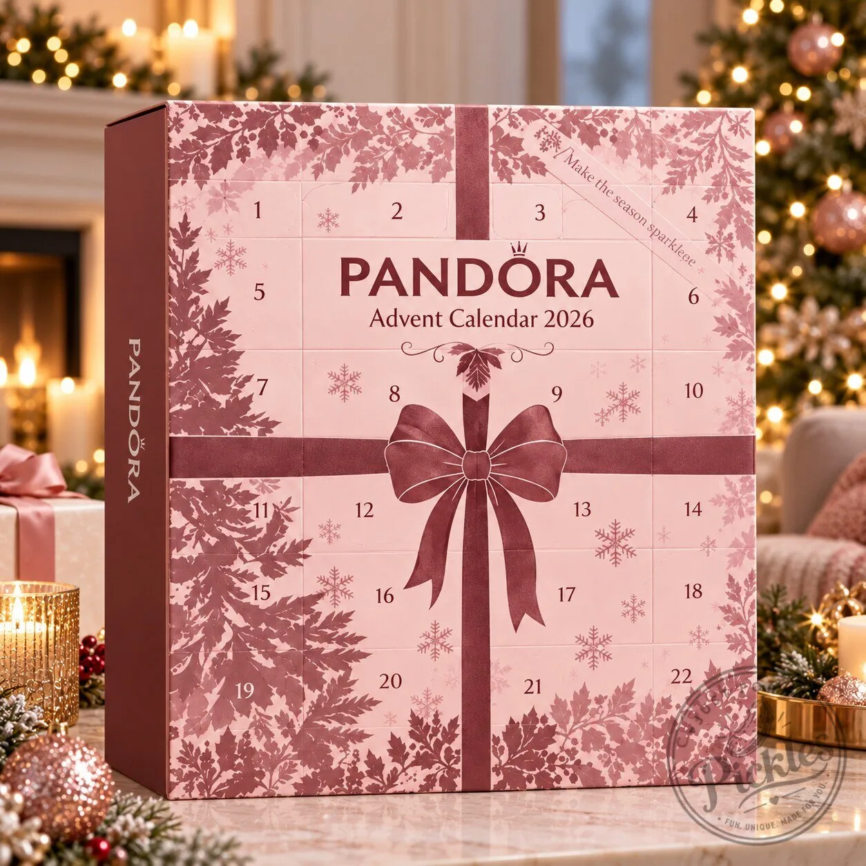 PANDORA Jewellery 2026 Advent Calendar 24-Piece Set 10 PANDORA Jewellery 2026 Advent Calendar 24-Piece Set product design shown in a detailed view