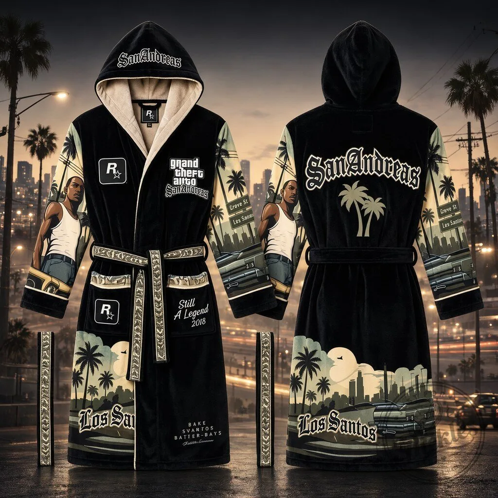 GTA San Andreas Los Santos Hooded Bathrobe