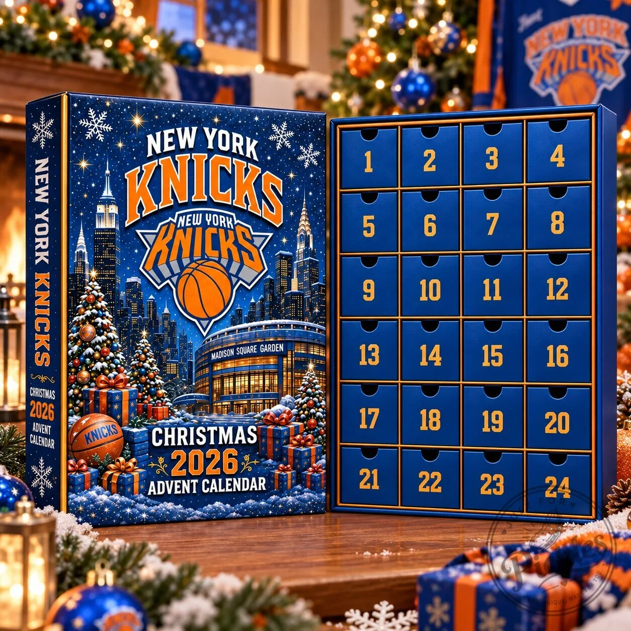 New York Knicks Christmas Advent Calendar 2026 – 24 Days Fan Collectibles Set
