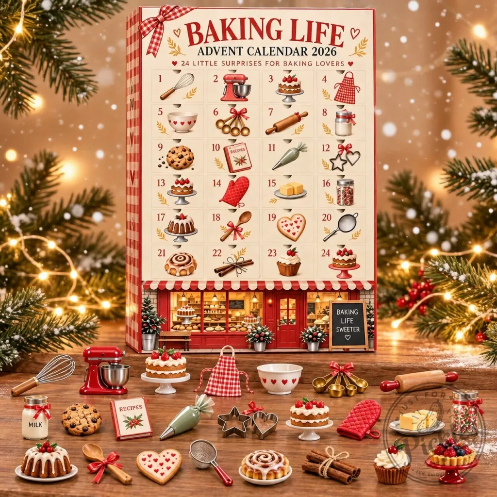 Baking Life Advent Calendar 2026 – 24 Days Baking Lovers Kitchen Gifts Set Baking Life Advent Calendar 2026 – 24 Days Baking Lovers Kitchen Gifts Set