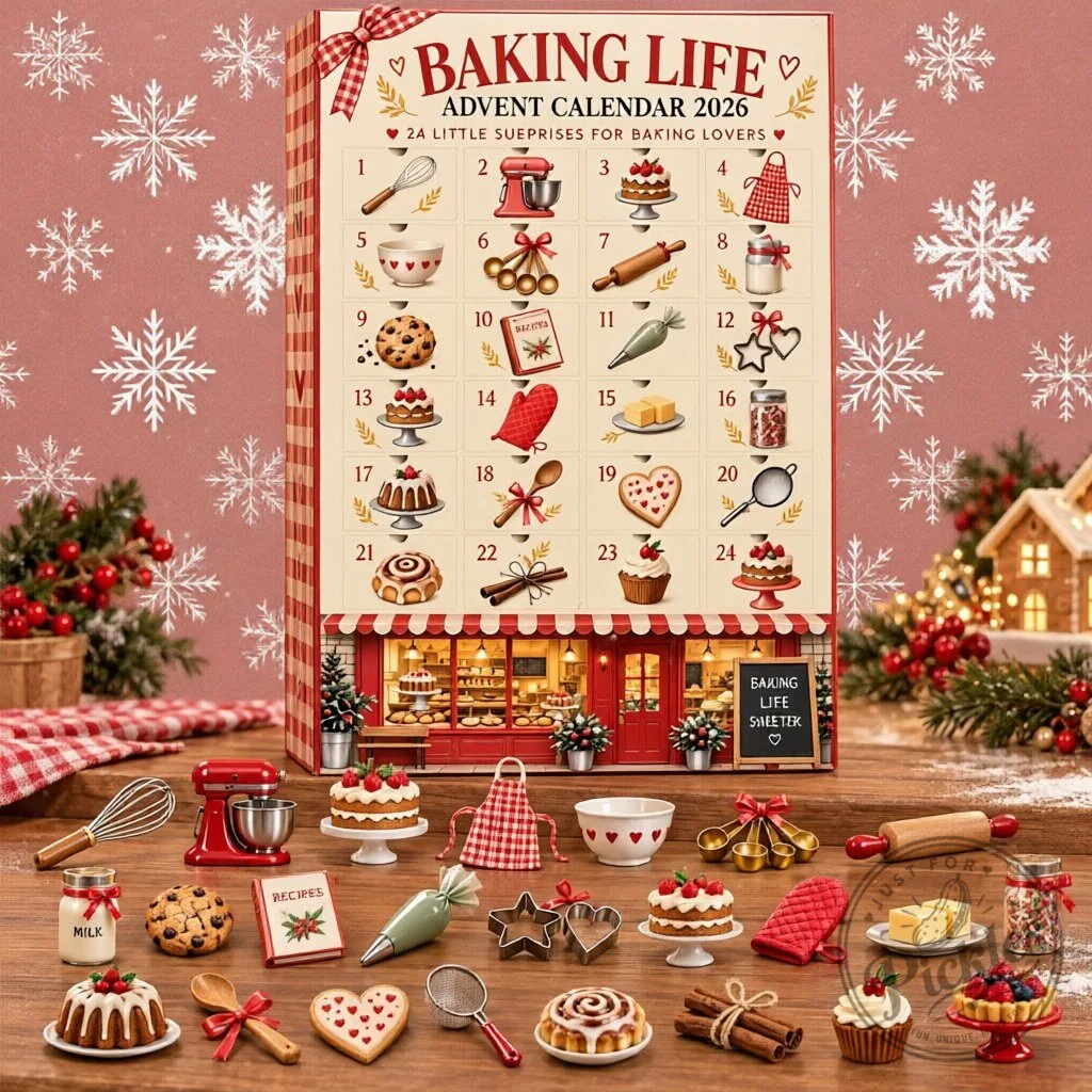 Baking Life Advent Calendar 2026 – 24 Days Baking Lovers Kitchen Gifts Set 8 Baking Life Advent Calendar 2026 – 24 Days Baking Lovers Kitchen Gifts Set product design shown in a detailed view