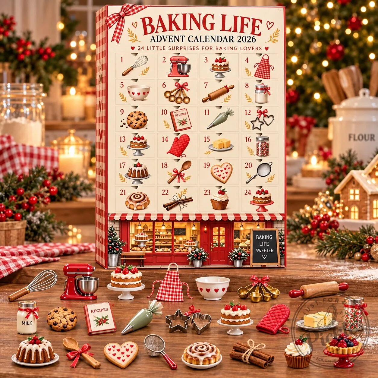 Baking Life Advent Calendar 2026 – 24 Days Baking Lovers Kitchen Gifts Set 9 Baking Life Advent Calendar 2026 – 24 Days Baking Lovers Kitchen Gifts Set product design shown in a detailed view