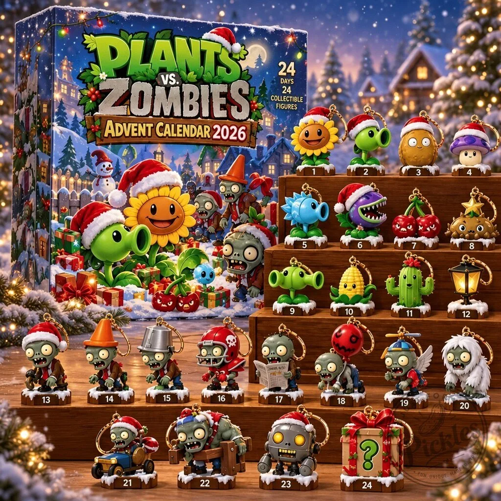 Plants vs Zombies Advent Calendar 2026 – 24 Days Mini Figures Ornaments Set 9 Plants vs Zombies Advent Calendar 2026 – 24 Days Mini Figures Ornaments Set product design shown in a detailed view
