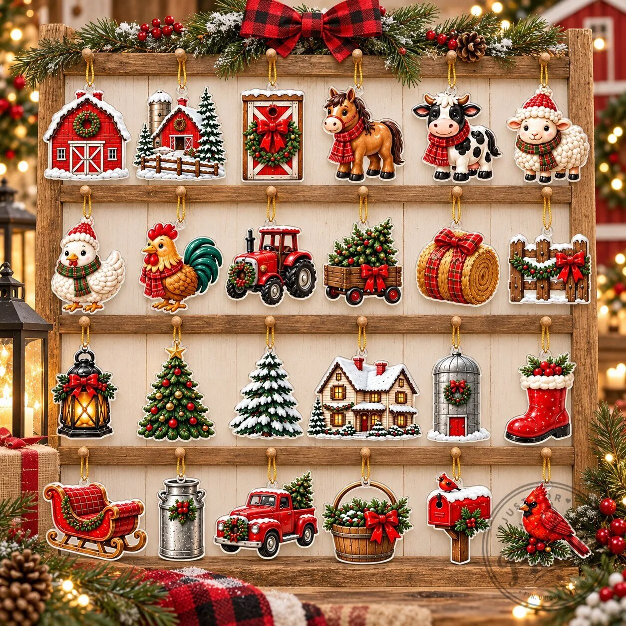 Christmas Barn Advent Calendar 2026 8 Christmas Barn Advent Calendar 2026 product design shown in a detailed view
