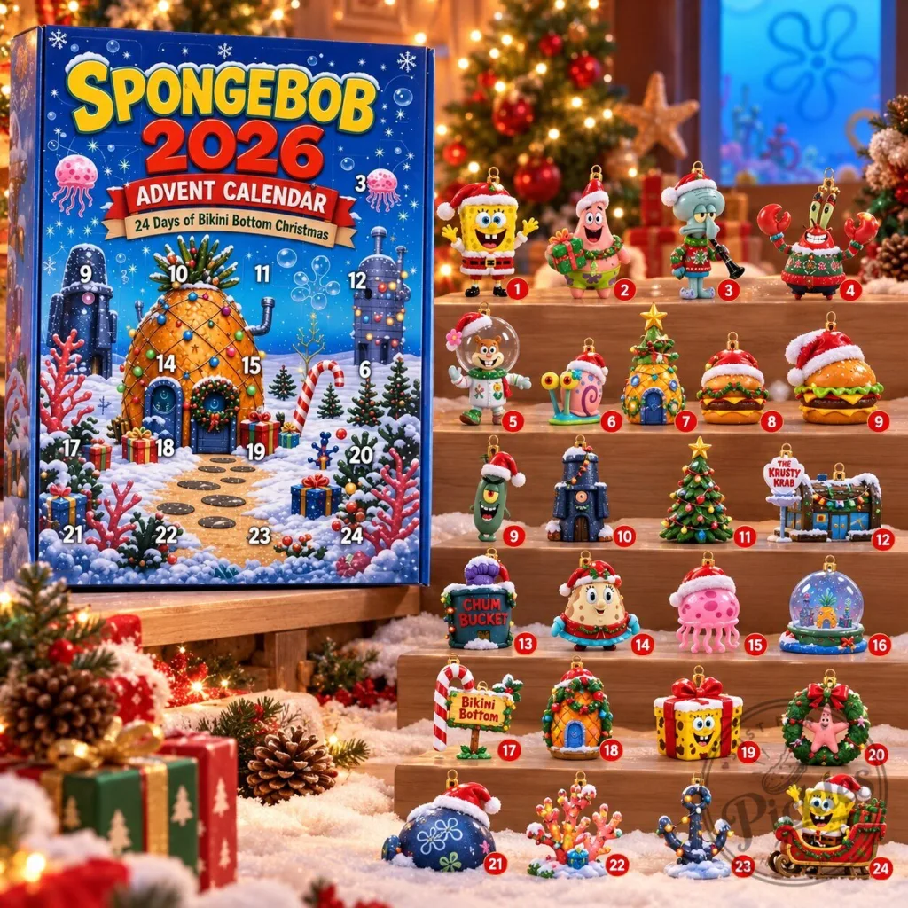 Spongebob 2026 Advent Calendar Spongebob 2026 Advent Calendar