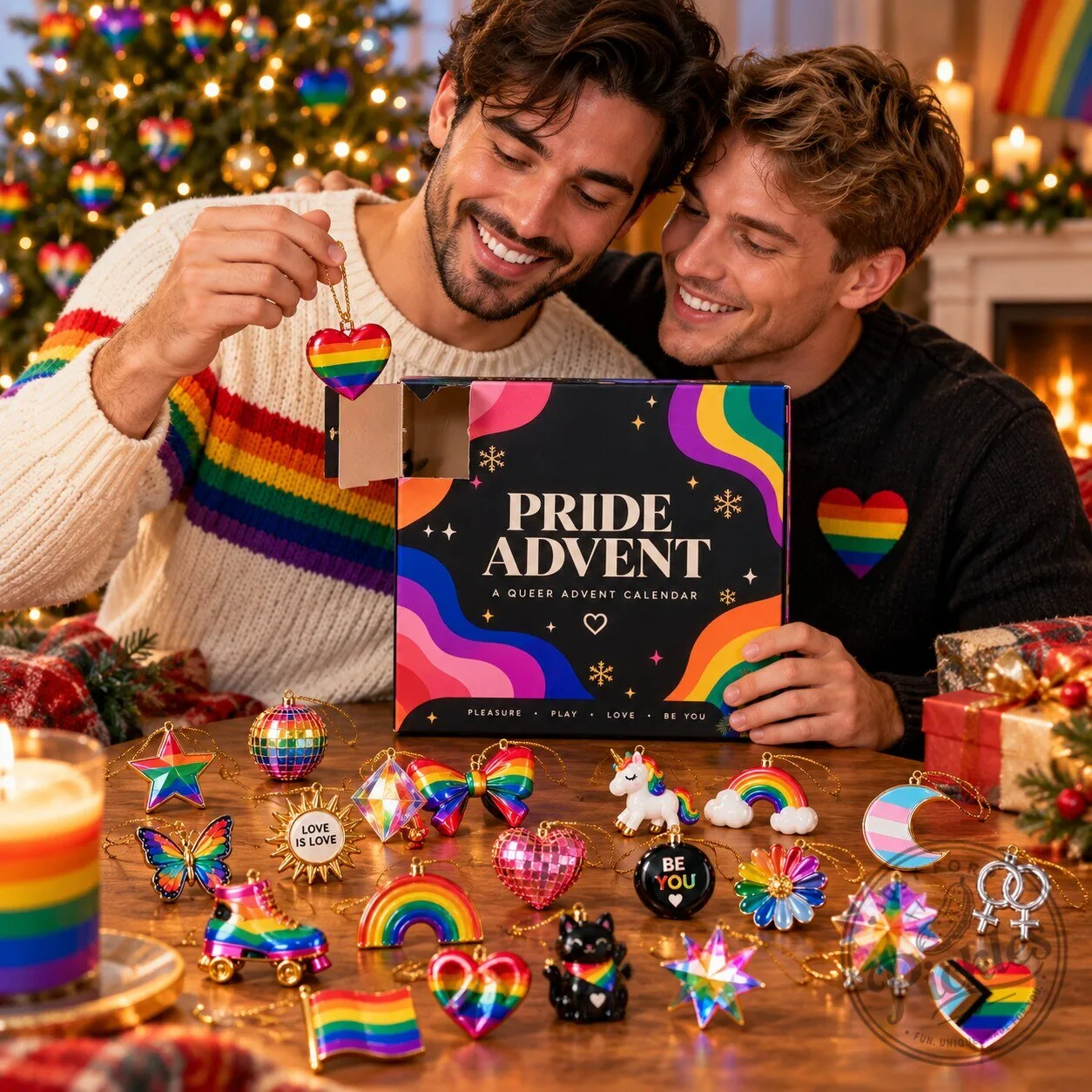 Pride Advent Calendar 10 Pride Advent Calendar product design shown in a detailed view
