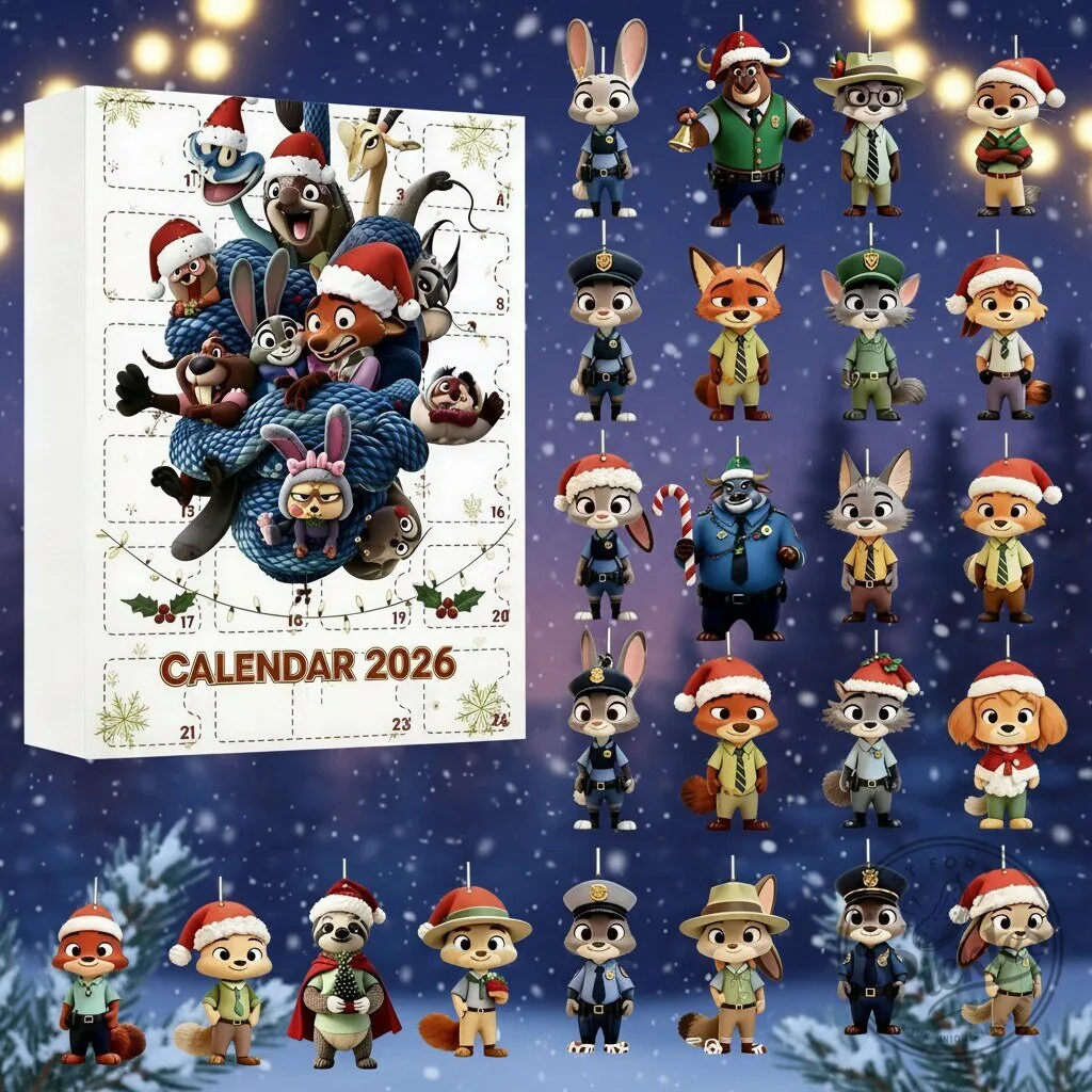 Critter City Advent Calendar 2026 8 Critter City Advent Calendar 2026 product design shown in a detailed view