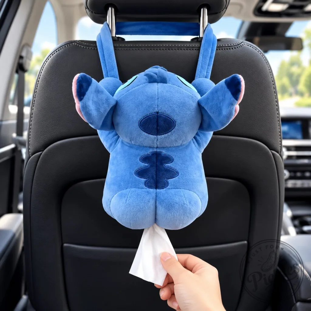 Funny Stitch Butt Plush Tissue Box Cover Funny Stitch Butt Plush Tissue Box Cover