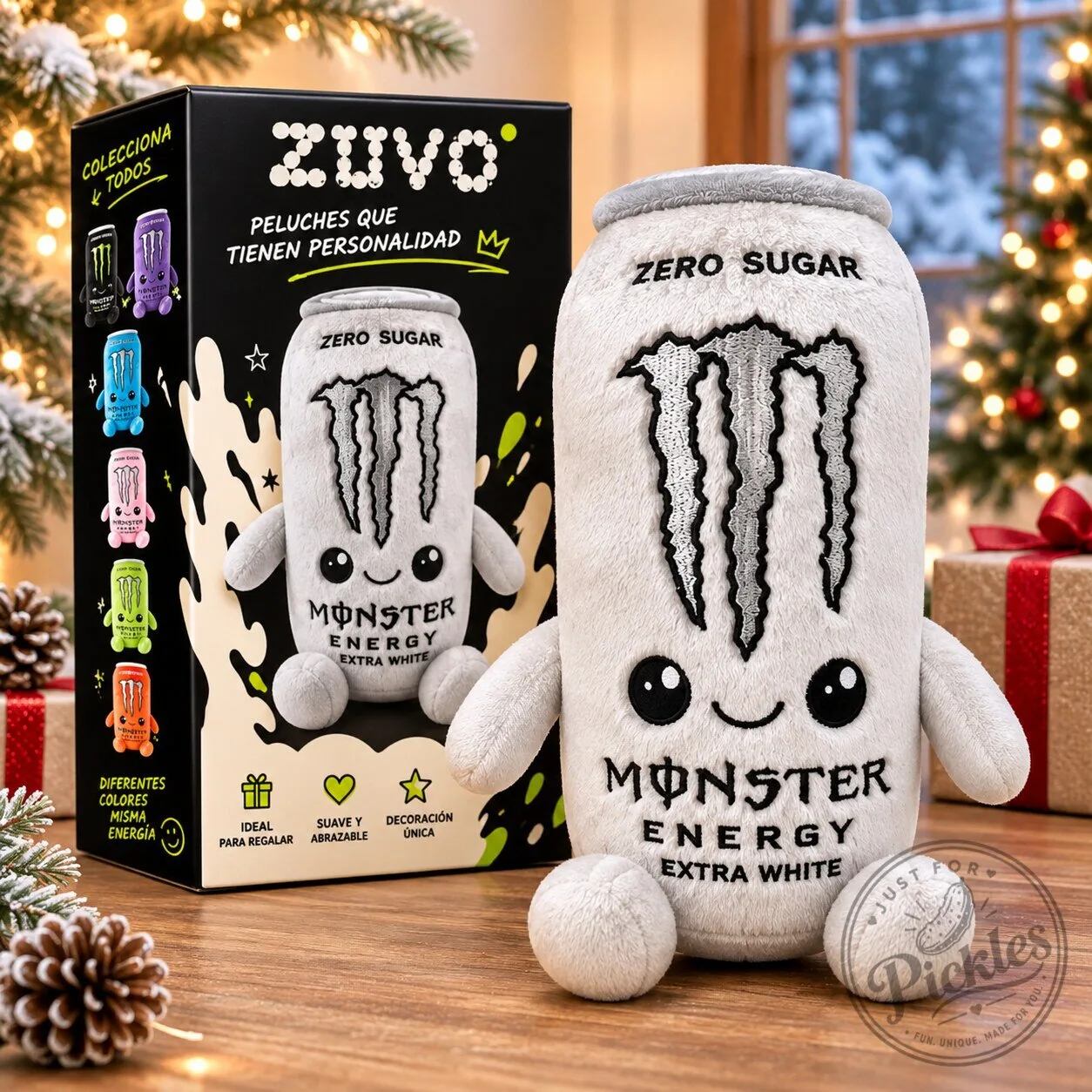 Monster Energy Can Kawaii Plush Toy 11 Monster Energy Can Kawaii Plush Toy product design shown in a detailed view