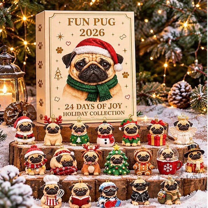 Fun Pug Advent Calendar 2026