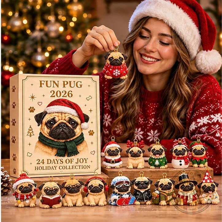 Fun Pug Advent Calendar 2026 9 Fun Pug Advent Calendar 2026 product design shown in a detailed view